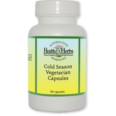 Alternative Health & Herbs Remedies Cold Season Vegetarian Capsules, 60-Count Bottle