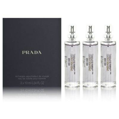 Prada by Prada SET-EDT REFILL SPRAY .34 OZ (QUANTITY OF THREE)