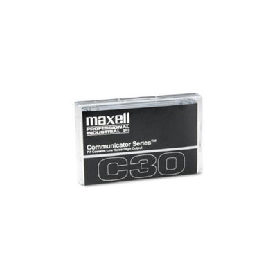 Maxell Standard Dictation/Audio Cassette, Normal Bias, 30 Min (15 x 2)