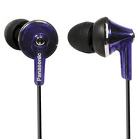 Panasonic ErgoFit Plus Long Port Fashion In-Ear Earbuds - Purple (RP-