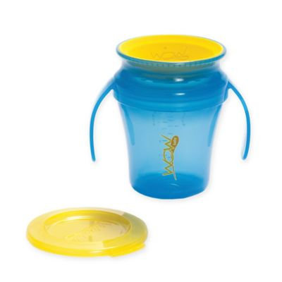 Wow Baby 7 Ounce Spill-Free Drinking Cup - Blue