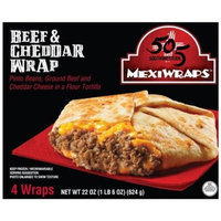 505 Southwestern MexiWraps Beef & Cheddar Wrap, 4 count, 22 oz