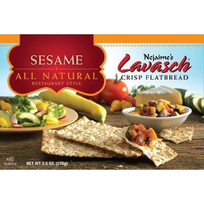 Nejaimes Nejaime's Lavasch Sesame, Restaurant Style 5.5 ounce Boxes (Pack of 6)