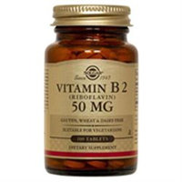 Solgar Vitamin B2 Riboflavin - 50 mg - 100 Tablets