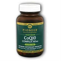 Pioneer Nutritionals Pioneer CoQ10 Complex Vegetarian - 60 mg - 60 Vegetarian Capsules