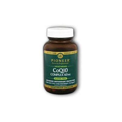 Pioneer Nutritionals Pioneer CoQ10 Complex Vegetarian - 60 mg - 60 Vegetarian Capsules