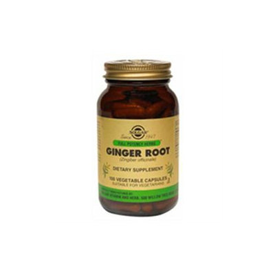 Solgar Ginger Root - 100 Vegetable Capsules