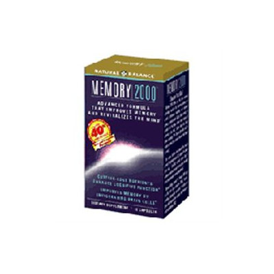Memory 2000, 42 Capsules, Natural Balance