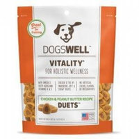 Dogswell 41521 16 oz. Vitality Chicken Peanut Butter Duets Dog Treat