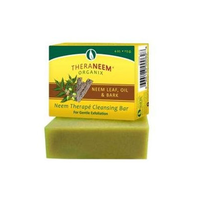 Organix South TheraNeem Therape Cleansing Bar Neem Leaf Oil and Bark - 4 oz