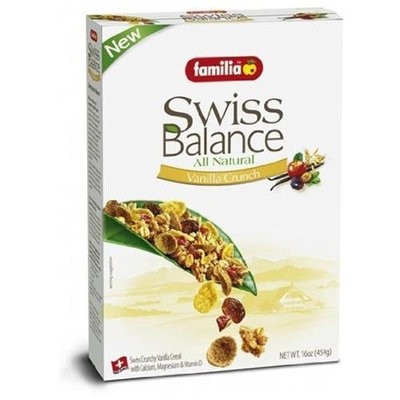 Familia Swiss Balance Vanilla Crunch Cereal, All Natural, 16-Ounce Boxes (Pack of 6)