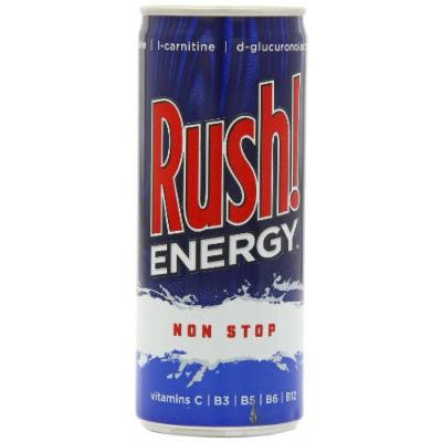 Rush! Energy Drink, 8.4 Ounce Cans (Pack of 24)