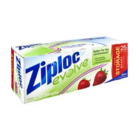 Ziploc Evolve Quart Food Storage Bags - 25 CT