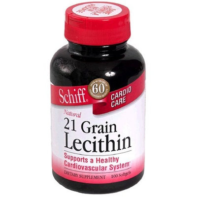 Schiff Lecithin, 21 Grain, Softgel, 100 cap ( Multi-Pack)