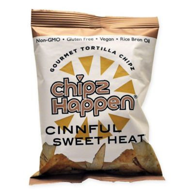 Chipz Happen Tortilla Chips, Cinnful Sweet Heat, 1.5 Oz, Pack Of 24