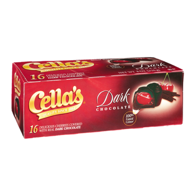 Cella's Dark Chocolate Covered Cherries - 16 CT