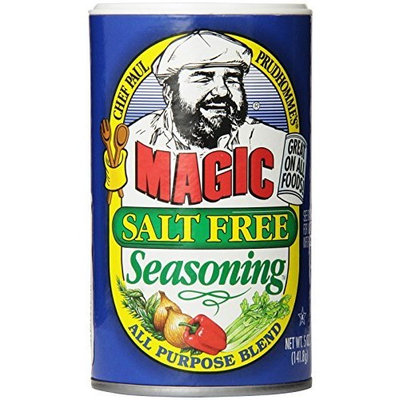 Chef Paul Prudhomme's Magic Seasoning Blends ~ Magic Salt Free Seasoning, 5-Ounce Canister