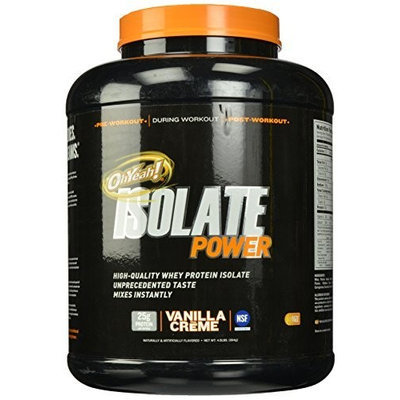 ISS Oh Yeah, Isolate Powder Vanilla Creme 4 lbs