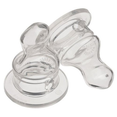 NUK Silicone Orthodontic Nipples, Fast Flow, Size 2, 2 Pack (Discontinued by Manufacturer)
