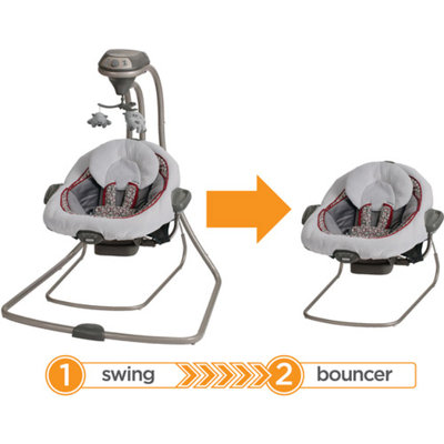 Graco DuetConnect LX Swing + Bouncer - Finley