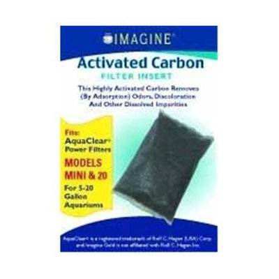 Imagine Gold Llc Imagine Gold Aquaclear 20 Active Carbon Mini Activated Carbon Fits Aquaclear 20 Filter Cartridges