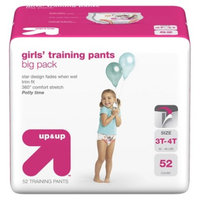 up & up Girls' Training Pants Size 3T-4T 52 ct