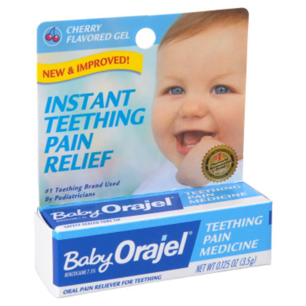 Baby Orajel Teething Gel Cherry Flavor