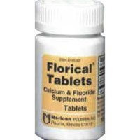 MERICON INDUSTRIES INC Florical Calcium and Fluoride supplements By Mericon Industries - 100 Tablets