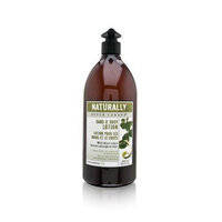 Upper Canada Soap Naturally Hand and Body Lotion, Wild Mint Lime, 32-Ounce