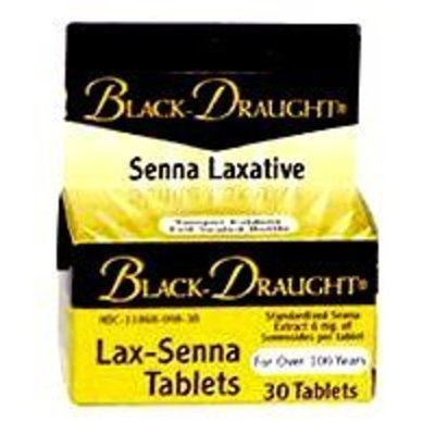 Lee Pharmaceutical Co. Black Draught Senna Laxative Tablets relieves Constipation - 30 Each