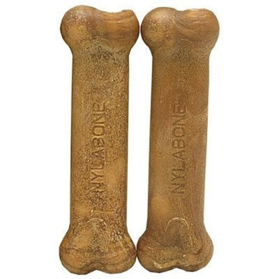 Nylabone Medium Bacon Daily Health Bone Dog Treat (2-Pack)