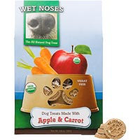 Wet Noses Organic Dog Treat Apples and Carrots