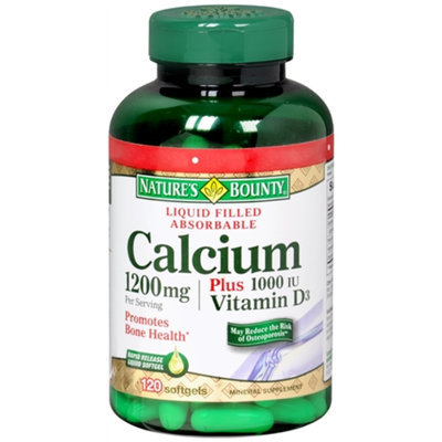 Nature's Bounty Calcium 1200mg Plus 1000IU Vitamin D3