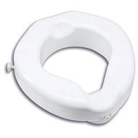 Carex Health Brands Safe Lock Raised Toilet Seat