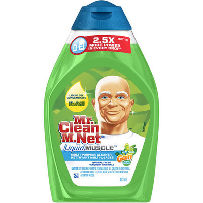 Mr. Clean Mr Clean with Gain Original Fresh Scent Liquid Muscle Multi-Purpose Cleaner, 16 oz