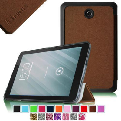 Fintie Slim Shell Case Ultra Slim Lightweight Stand Cover for Dell Venue 8 Android Tablet, Brown