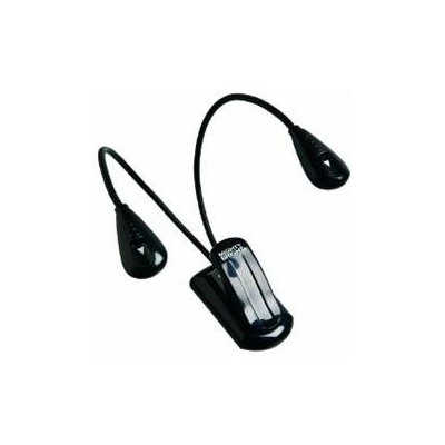 Alfred 92-50810 Mighty Bright Duet Music Light- Black - Music Book