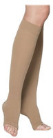Sigvaris Cotton 233CSLO66 30-40 mmHg Open Toe Socks Crispa - Small Long