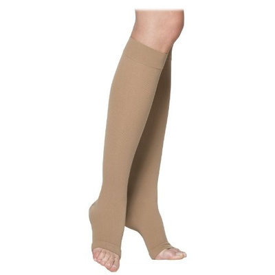 Sigvaris Cotton 233CSLO66 30-40 mmHg Open Toe Socks Crispa - Small Long