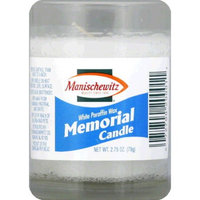 Manischewitz Candle Glass Memorial -Pack of 24
