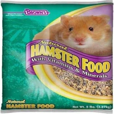 PET F.M. Brown's Brown's Naturals, 5-Pound, Hamster/Gerbil Food