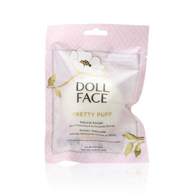 Doll Face Pretty Puff Natural Konjac Skin Cleansing and Exfoliating Sponge