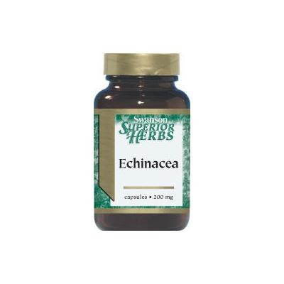 Swanson Echinacea (Standardized) 200 mg 60 Caps