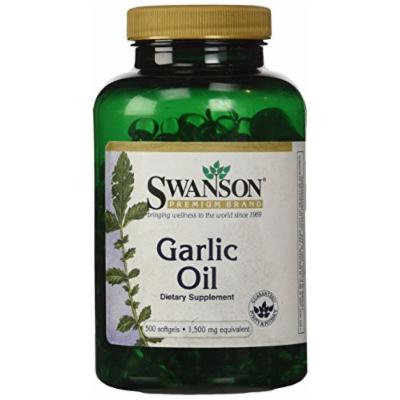 Swanson Garlic Oil Equivalent to 1,500 mg 500 Sgels