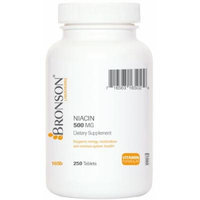 Bronson Labs: Niacin - 500 Mg. (250 Tablets) One Tablet Per Day