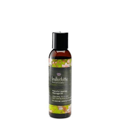 Bodhichitta Botanicals Peaceful Journey Massage Oil, 4 Ounce