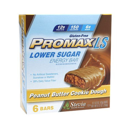 Promax Nutrition Lower Sugar 12g Protein Energy Bars, Peanut Butter Cookie Dough, 6 ea