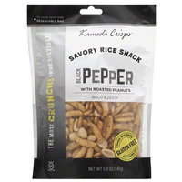 Kameda Crisps Black Pepper with Roasted Peanuts Savory Rice Snack, 5.0 (Pack of 12)