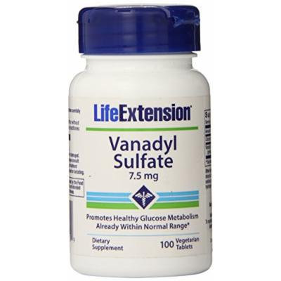 Life Extension Vanadyl Sulfate Tablets, 7.5 mg, 100 Count