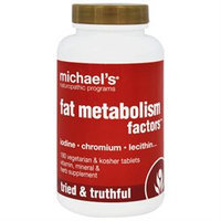 Michaels Naturopathic Programs Michael's Naturopathic Programs Fat Metabolism Factors, Veggie Tabs, 180 ea